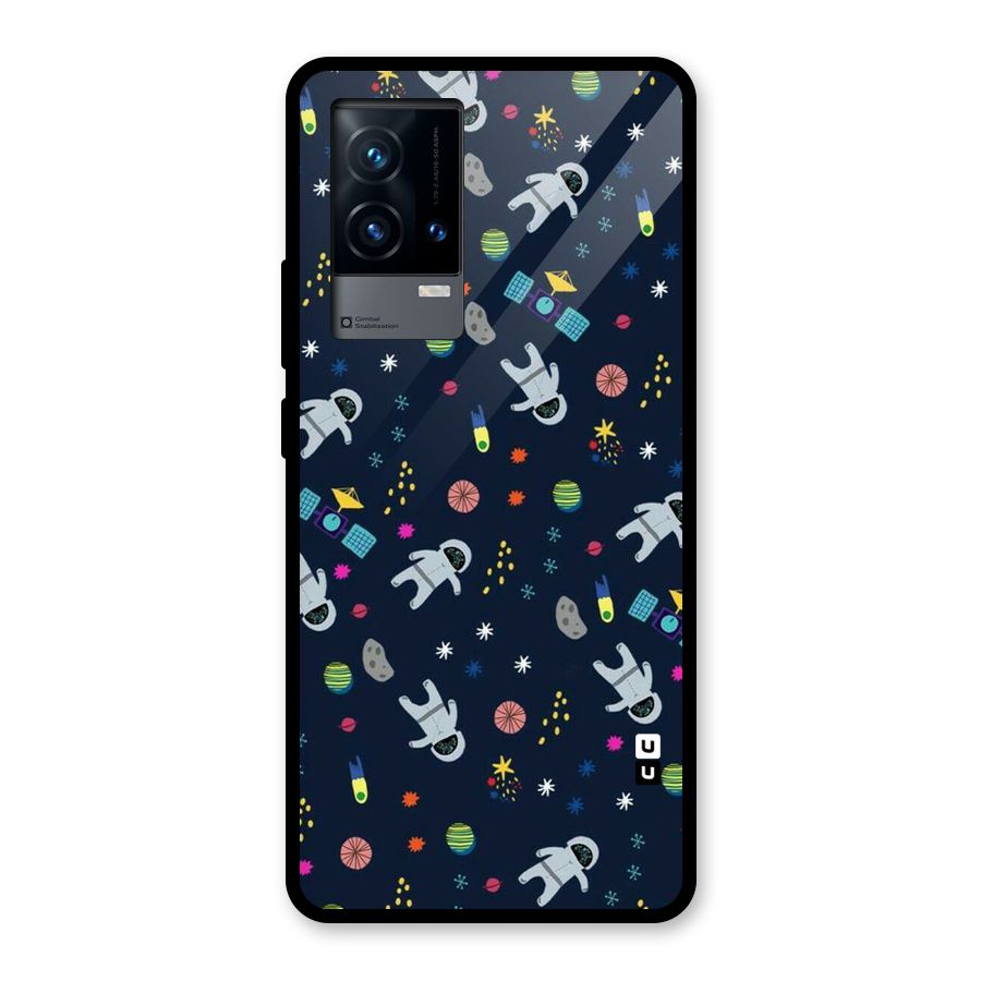 Spaceman Dance Glass Back Case for iQOO 9 5G