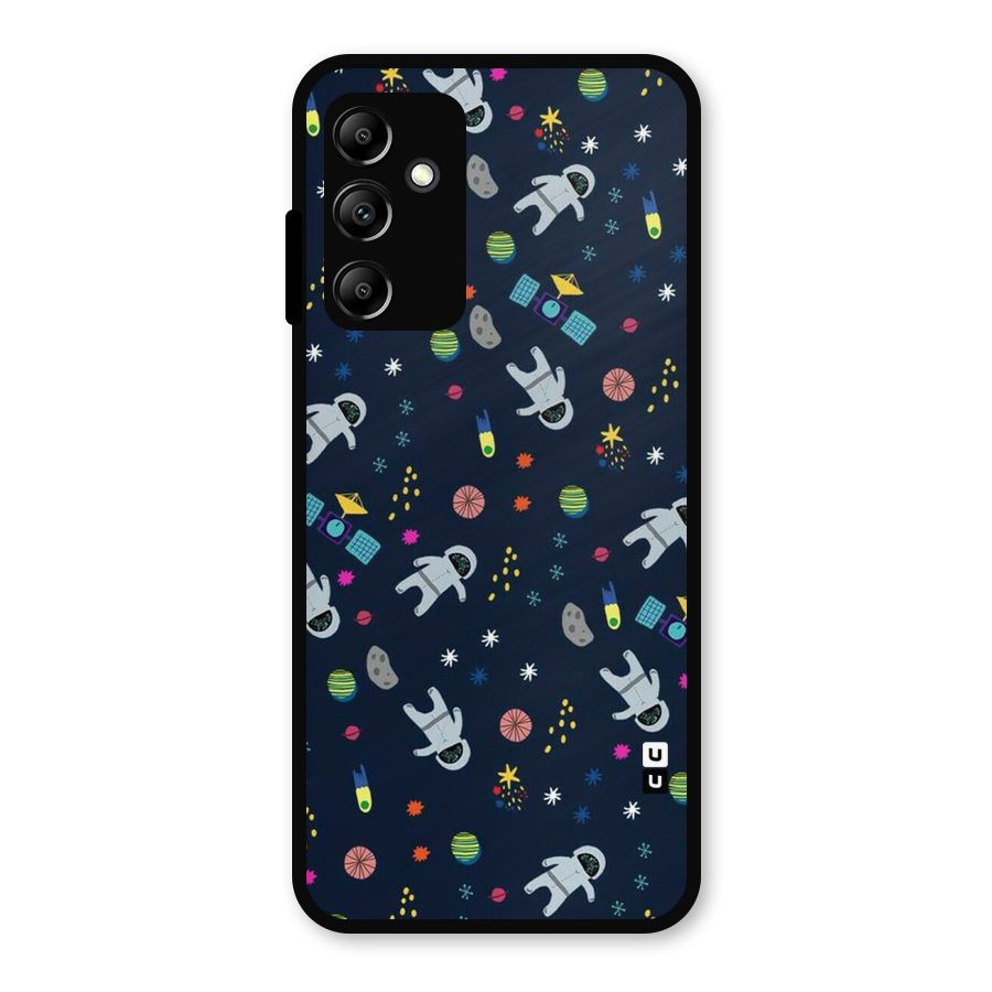 Spaceman Dance Metal Back Case for Galaxy A14 5G