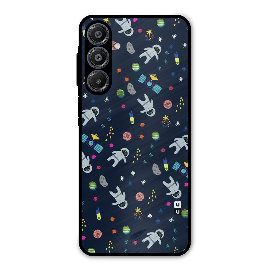 Spaceman Dance Metal Back Case for Galaxy A16 5G