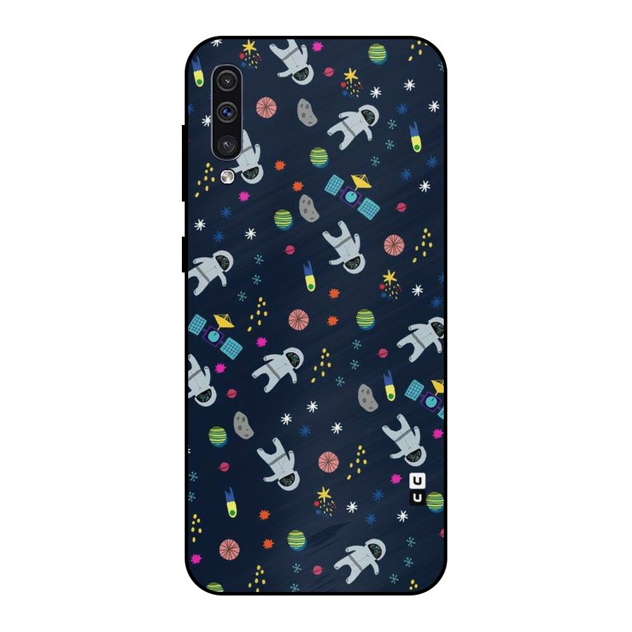 Spaceman Dance Metal Back Case for Galaxy A50