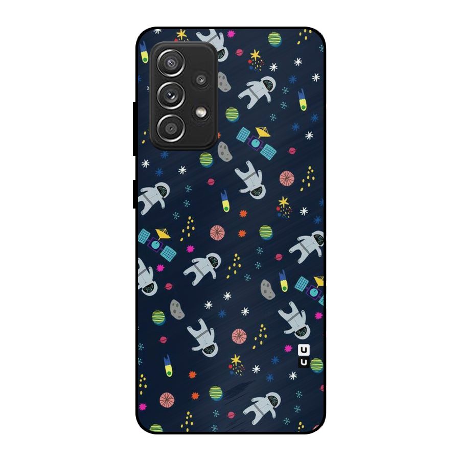 Spaceman Dance Metal Back Case for Galaxy A52