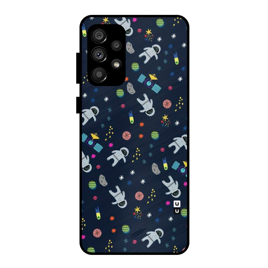 Spaceman Dance Metal Back Case for Galaxy A73 5G