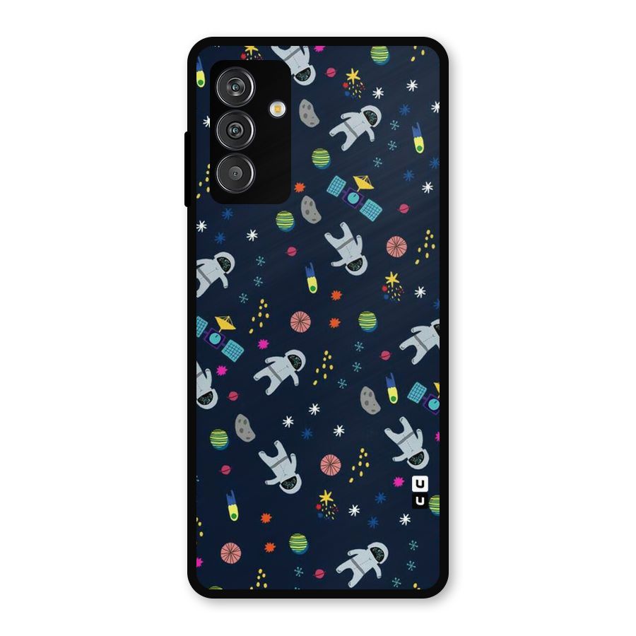 Spaceman Dance Metal Back Case for Galaxy M13
