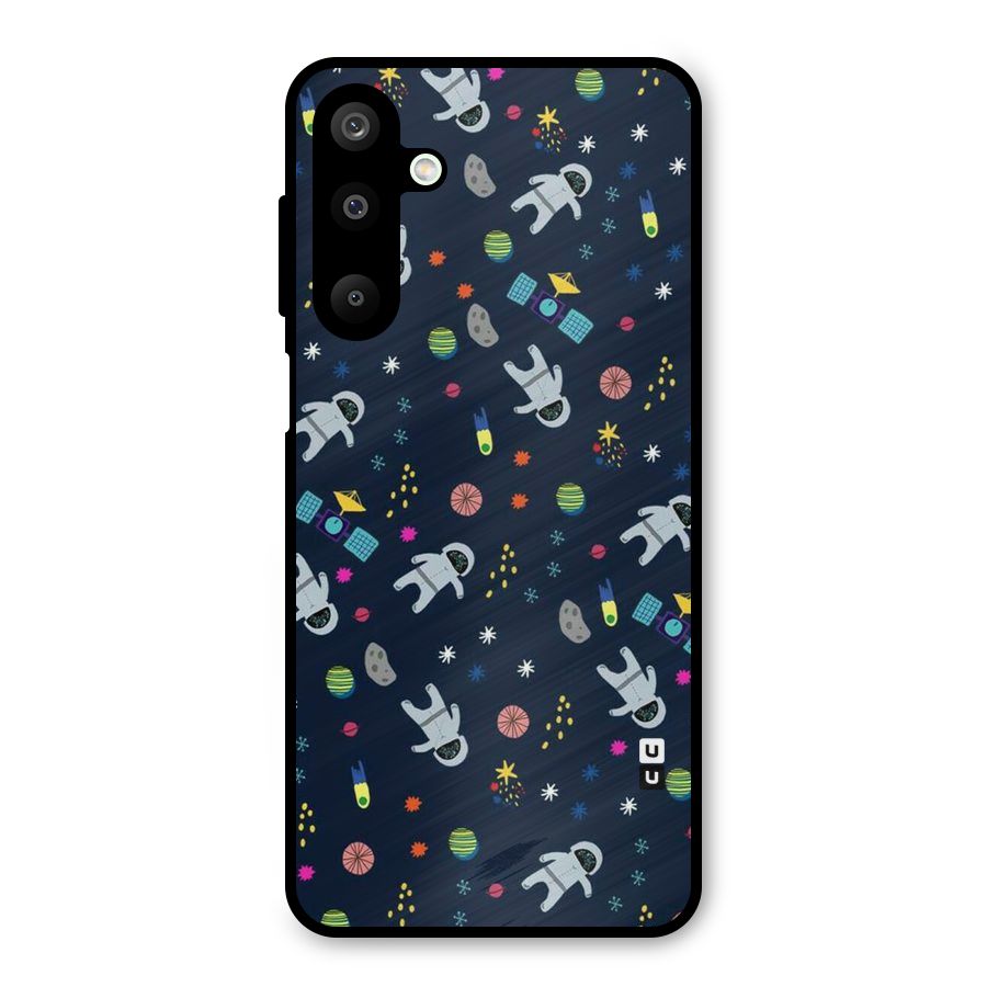 Spaceman Dance Metal Back Case for Galaxy M16