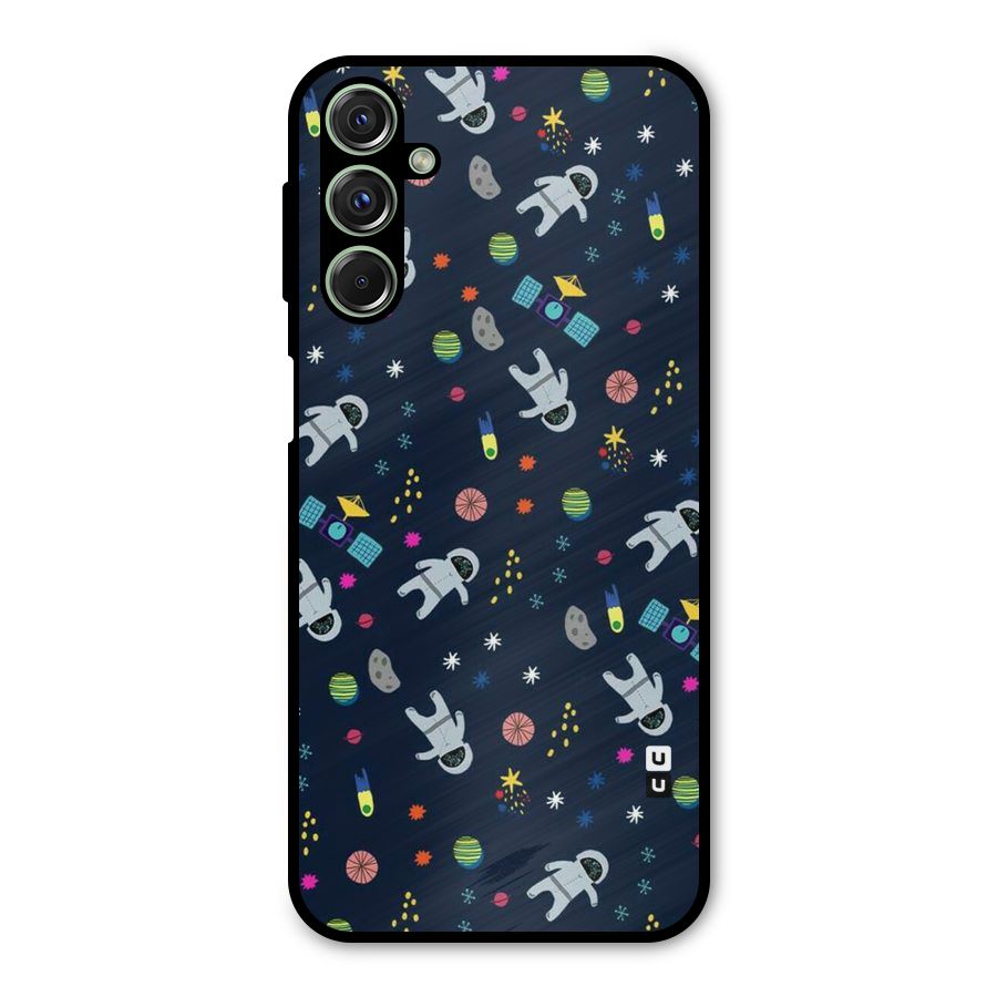 Spaceman Dance Metal Back Case for Galaxy M34