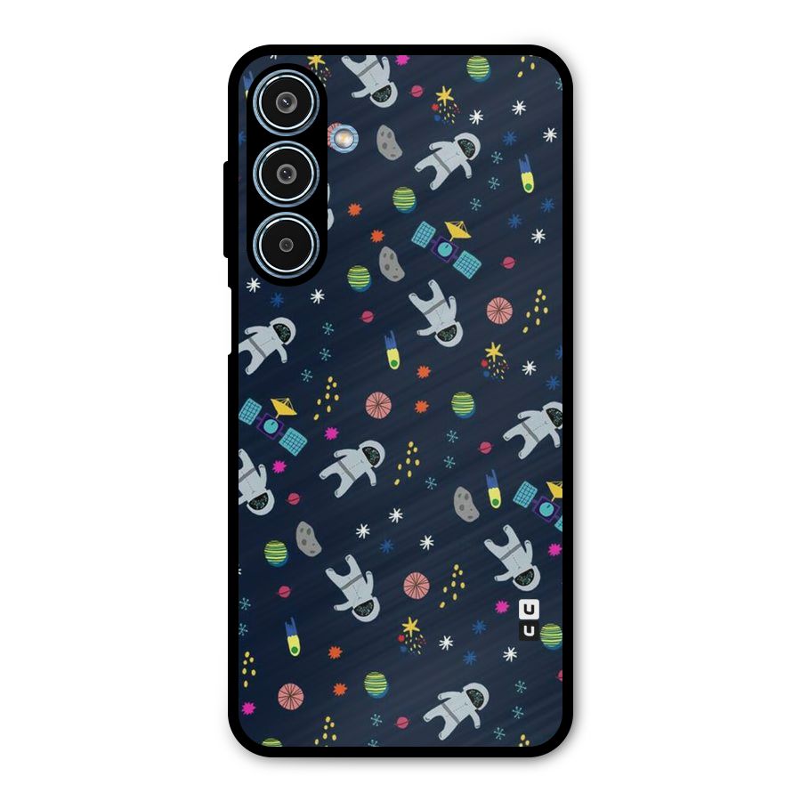 Spaceman Dance Metal Back Case for Galaxy M35