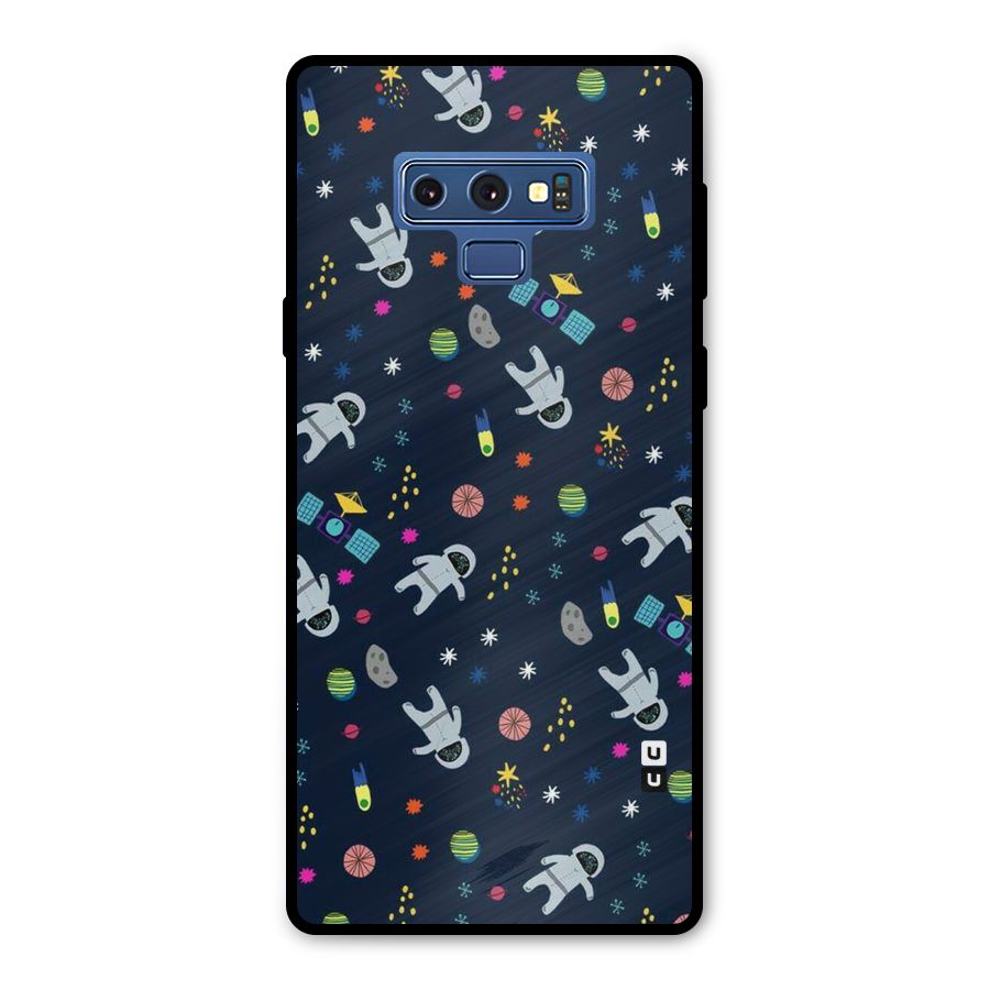 Spaceman Dance Metal Back Case for Galaxy Note 9