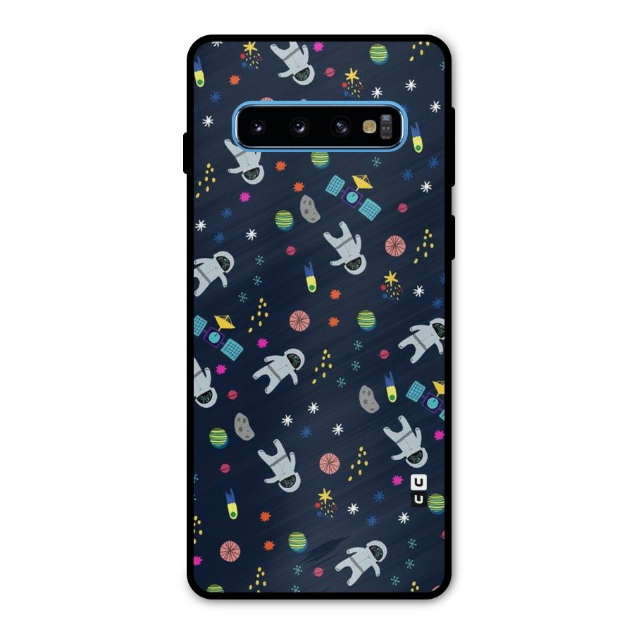 Spaceman Dance Metal Back Case for Galaxy S10