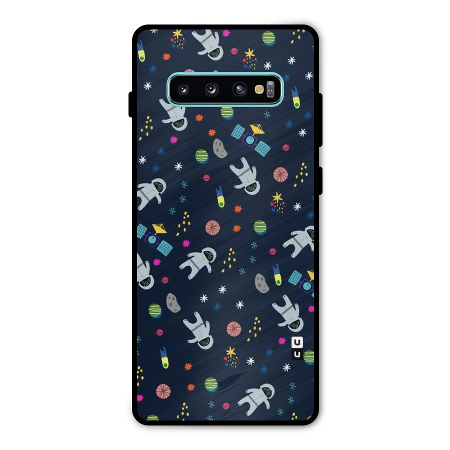 Spaceman Dance Metal Back Case for Galaxy S10 Plus