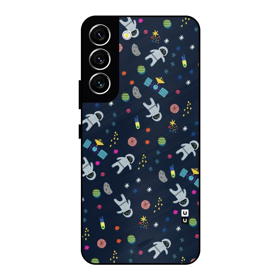 Spaceman Dance Metal Back Case for Galaxy S22 5G