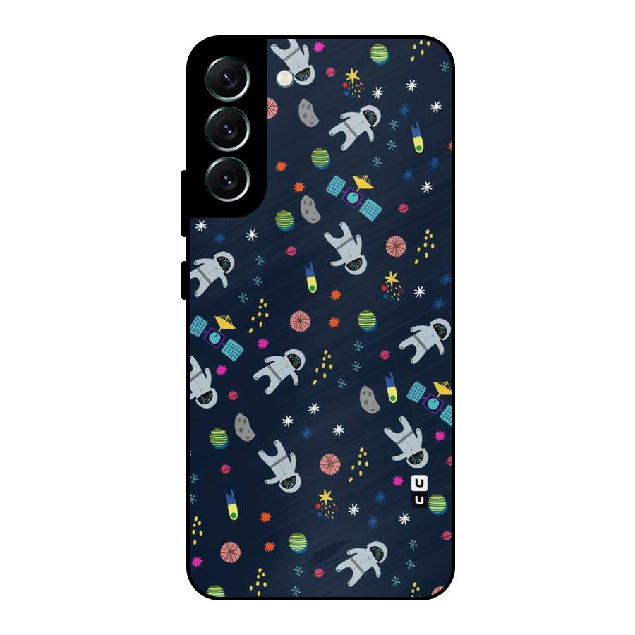 Spaceman Dance Metal Back Case for Galaxy S22 Plus 5G