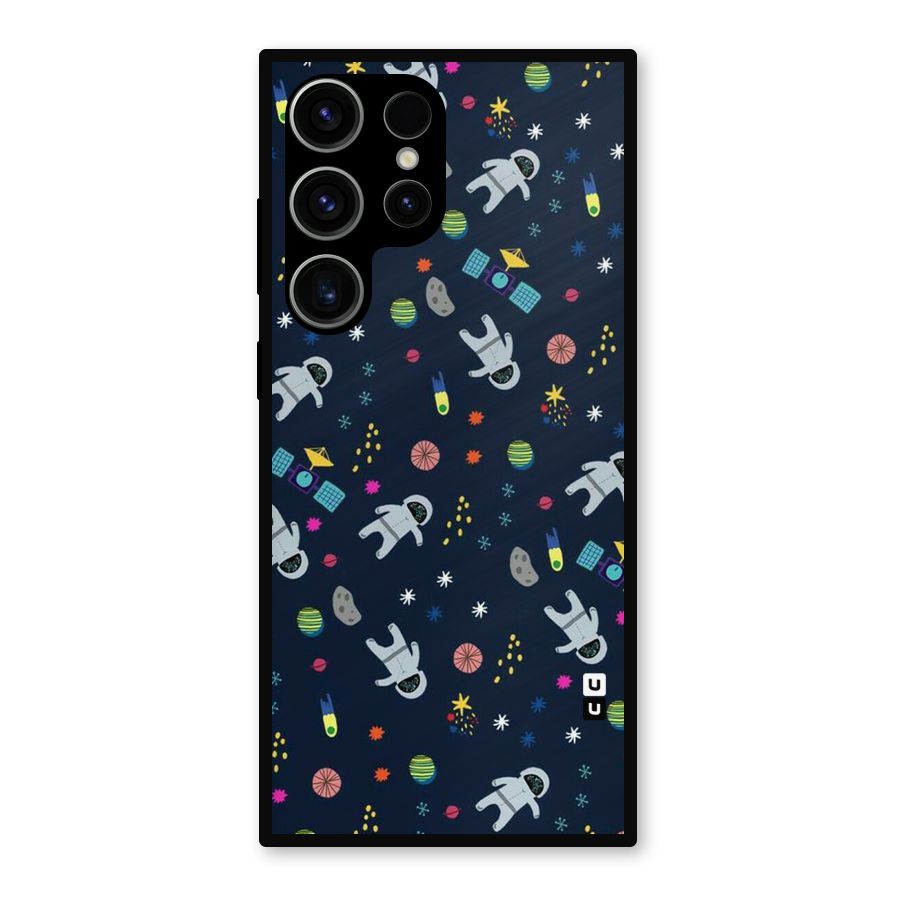 Spaceman Dance Metal Back Case for Galaxy S23 Ultra