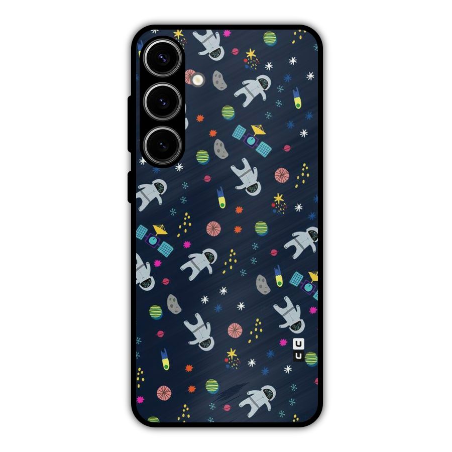 Spaceman Dance Metal Back Case for Galaxy S24 Plus