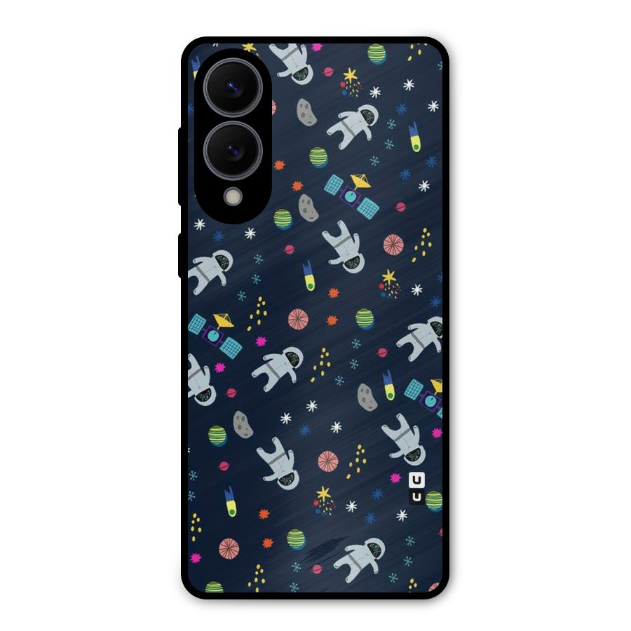 Spaceman Dance Metal Back Case for Galaxy S25 Edge