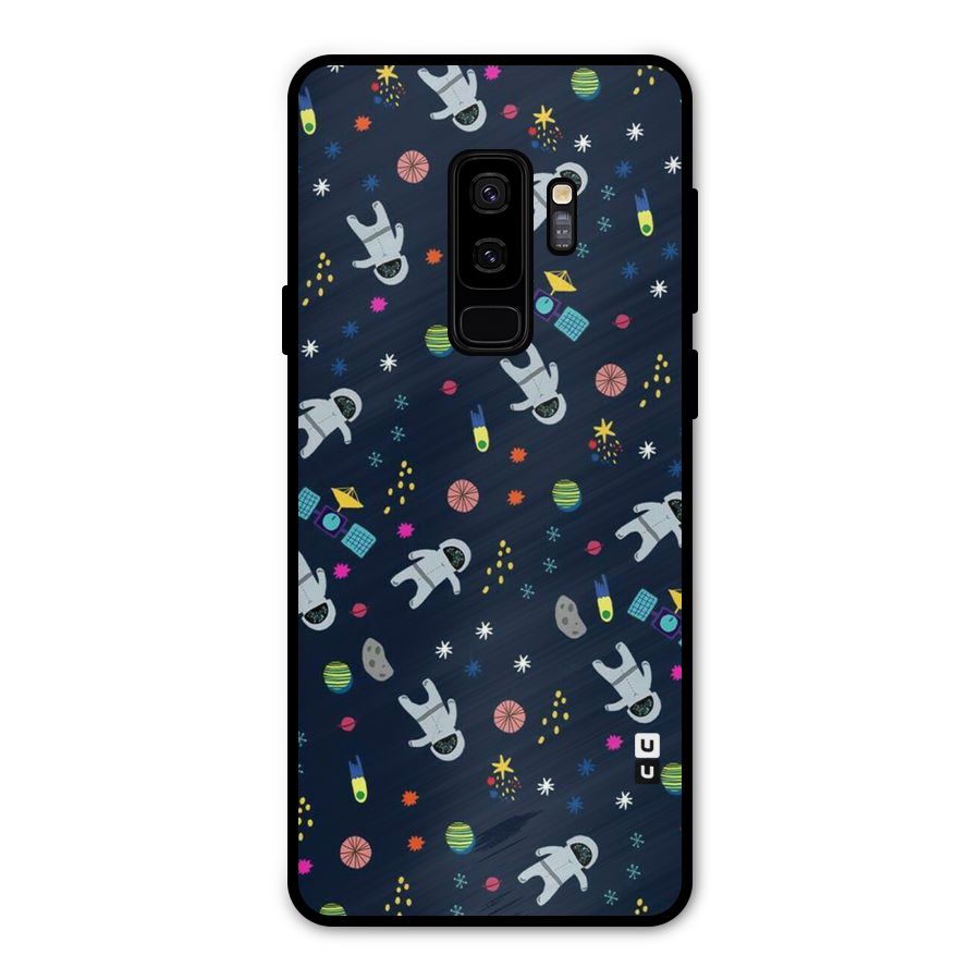 Spaceman Dance Metal Back Case for Galaxy S9 Plus
