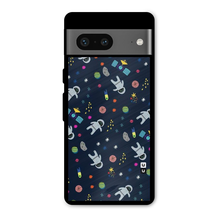 Spaceman Dance Metal Back Case for Google Pixel 7