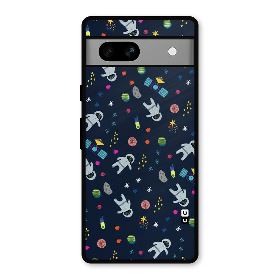 Spaceman Dance Metal Back Case for Google Pixel 7a
