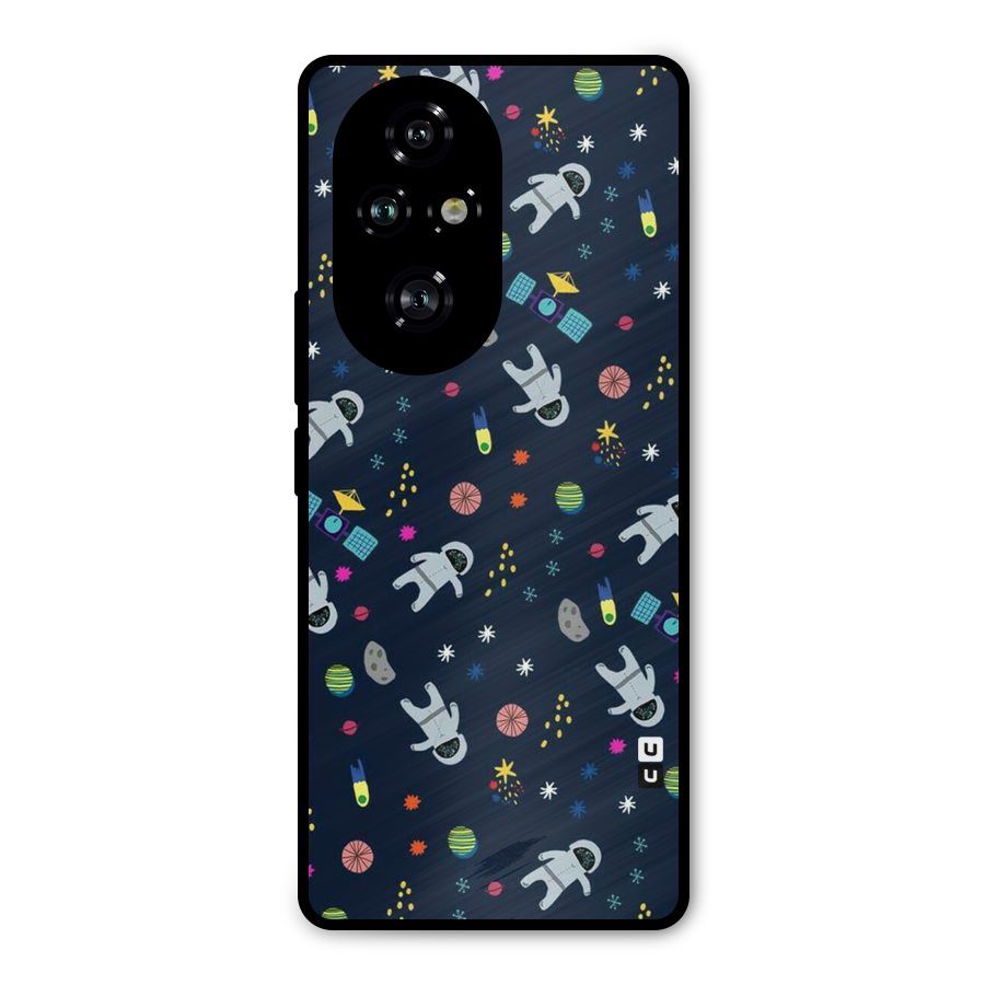 Spaceman Dance Metal Back Case for Honor 200 Pro