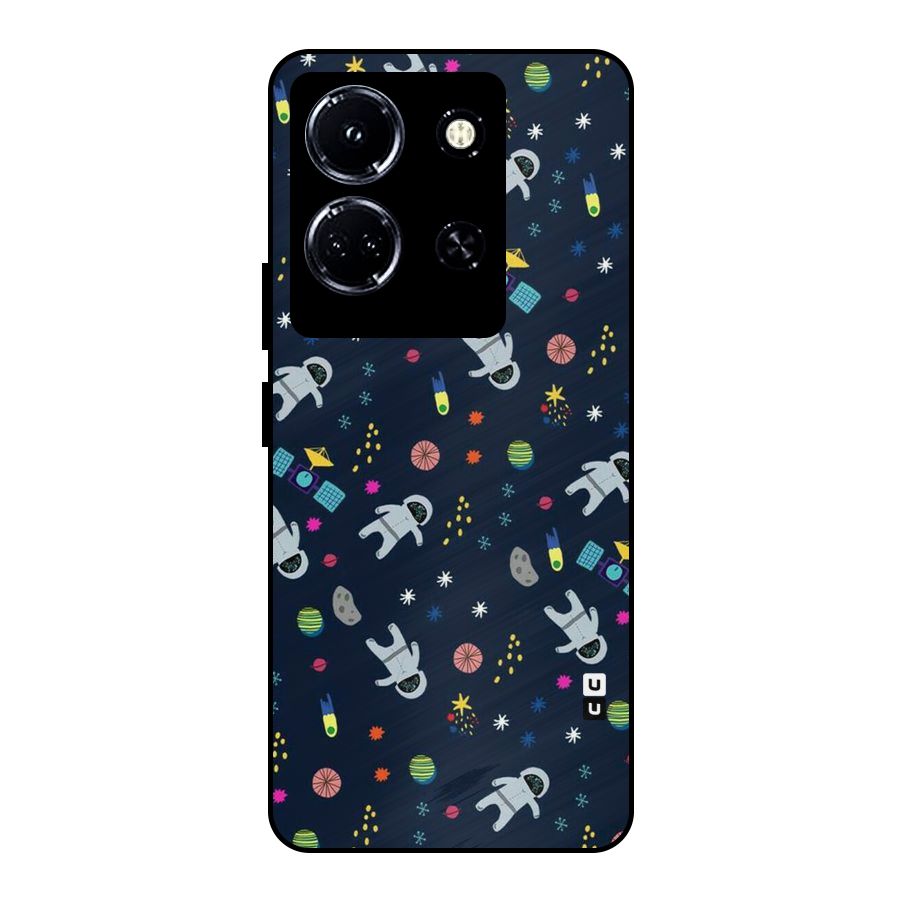 Spaceman Dance Metal Back Case for Infinix Note 30 5G
