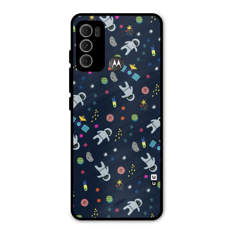 Spaceman Dance Metal Back Case for Moto G60