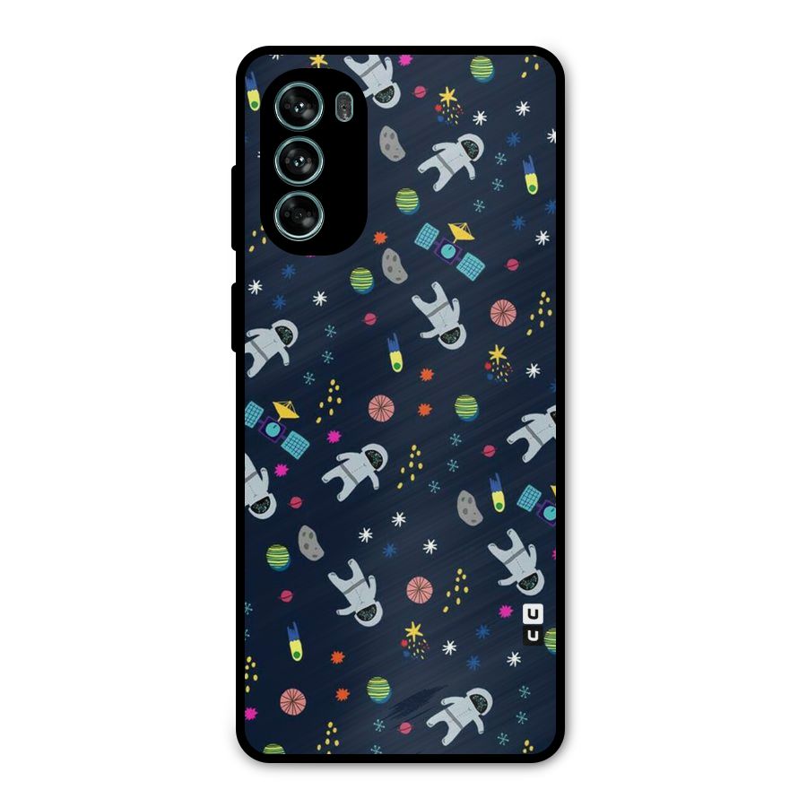 Spaceman Dance Metal Back Case for Moto G62
