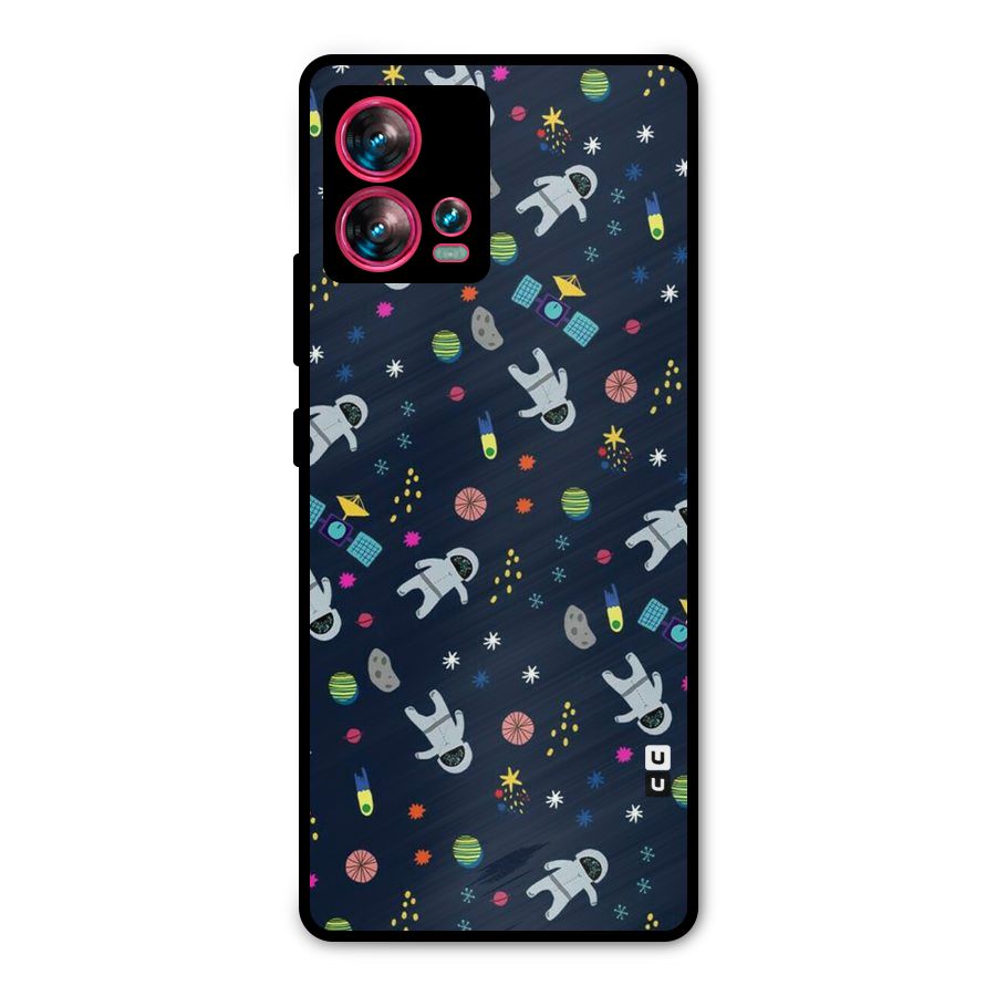 Spaceman Dance Metal Back Case for Motorola Edge 30 Fusion