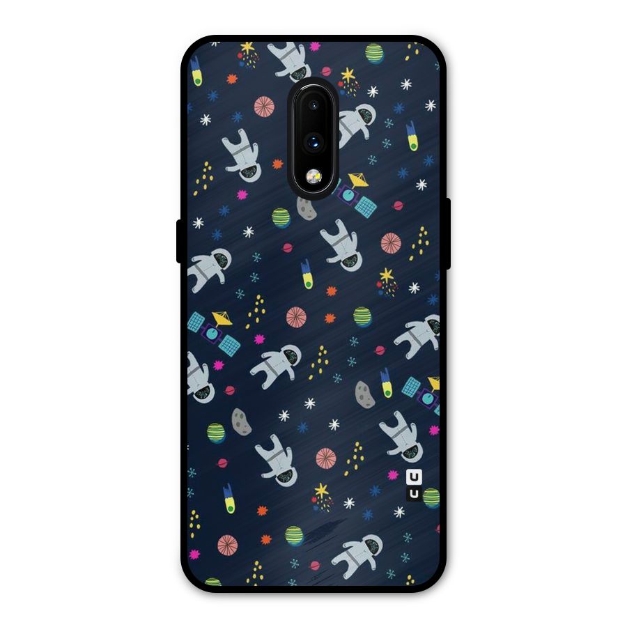 Spaceman Dance Metal Back Case for OnePlus 7