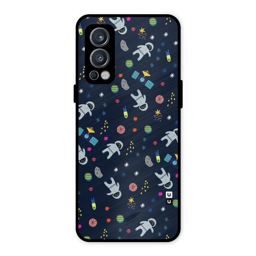 Spaceman Dance Metal Back Case for OnePlus Nord 2 5G