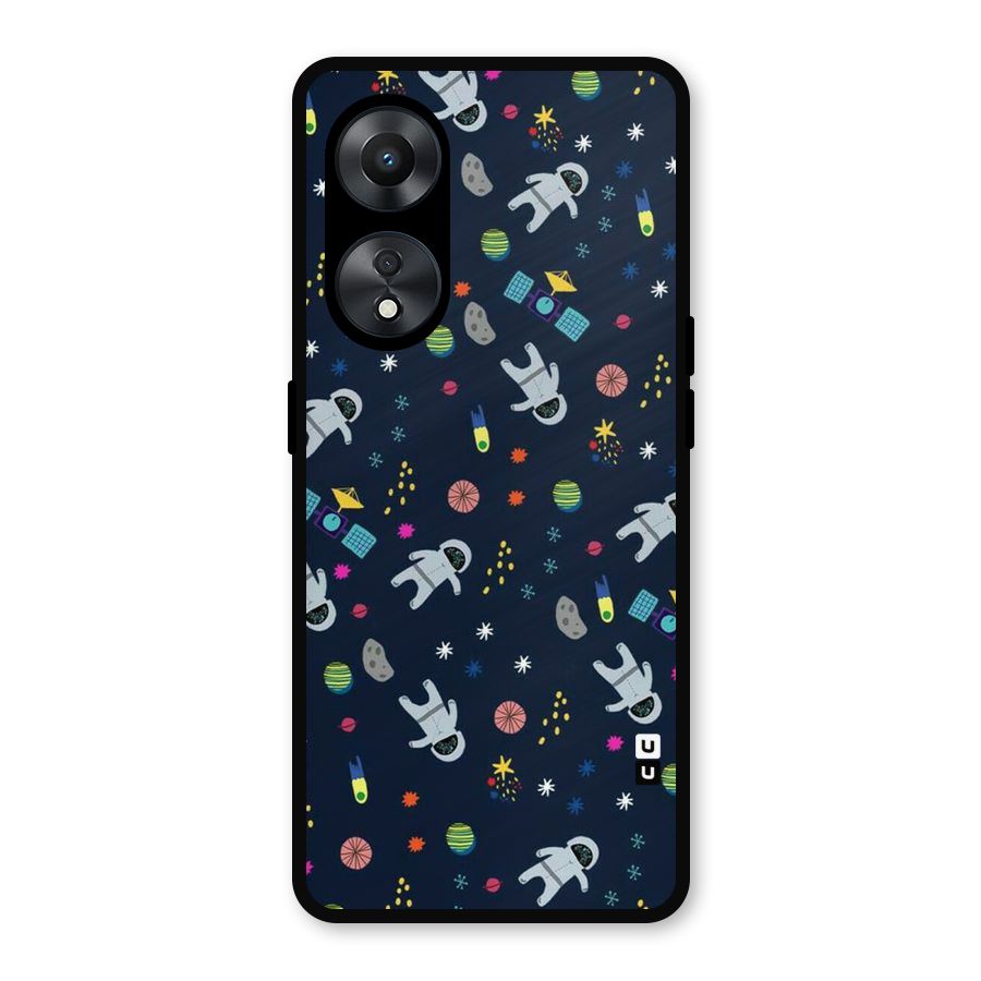 Spaceman Dance Metal Back Case for Oppo A78