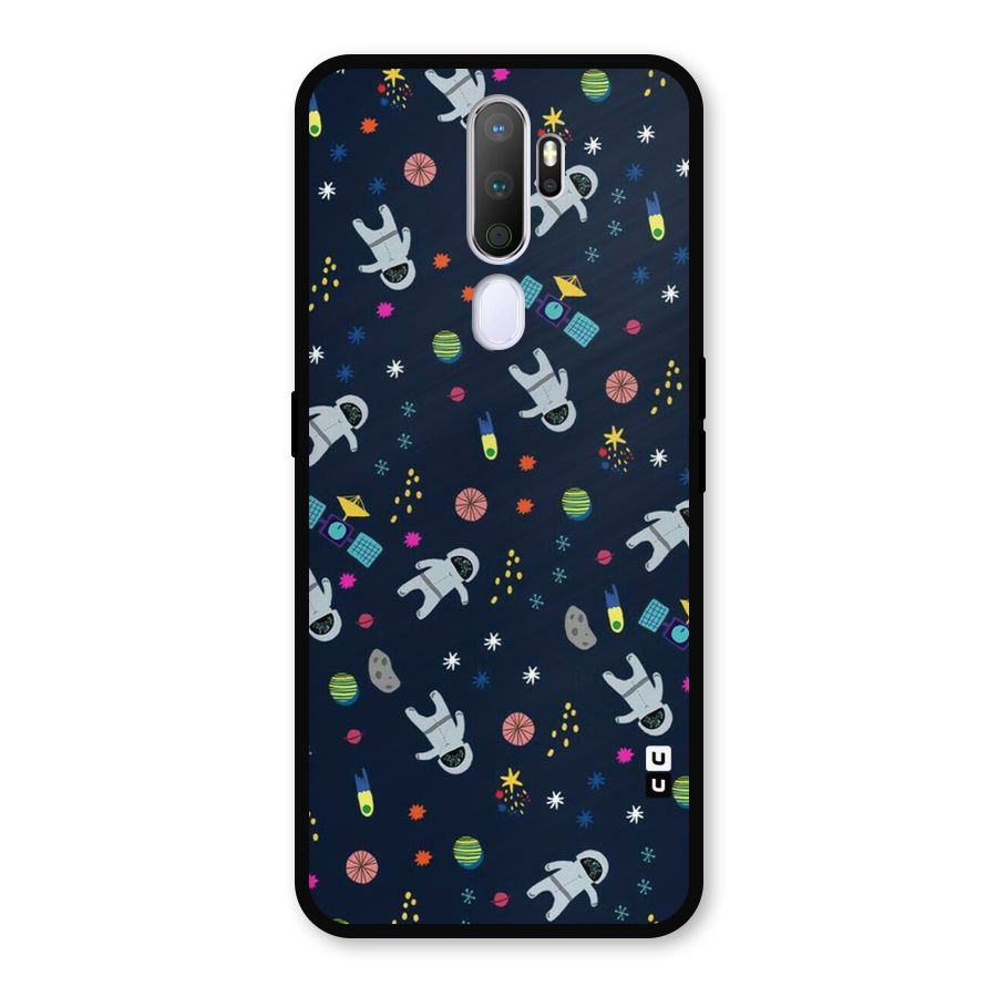 Spaceman Dance Metal Back Case for Oppo A9 (2020)