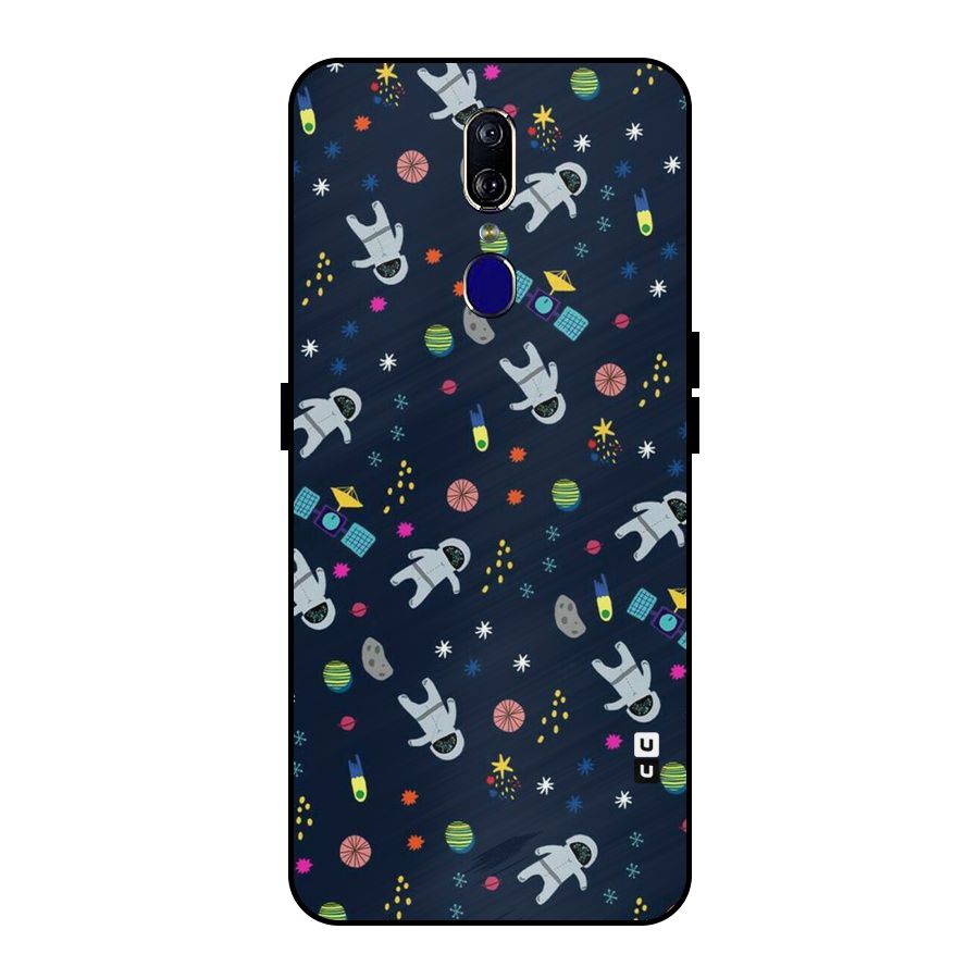 Spaceman Dance Metal Back Case for Oppo F11