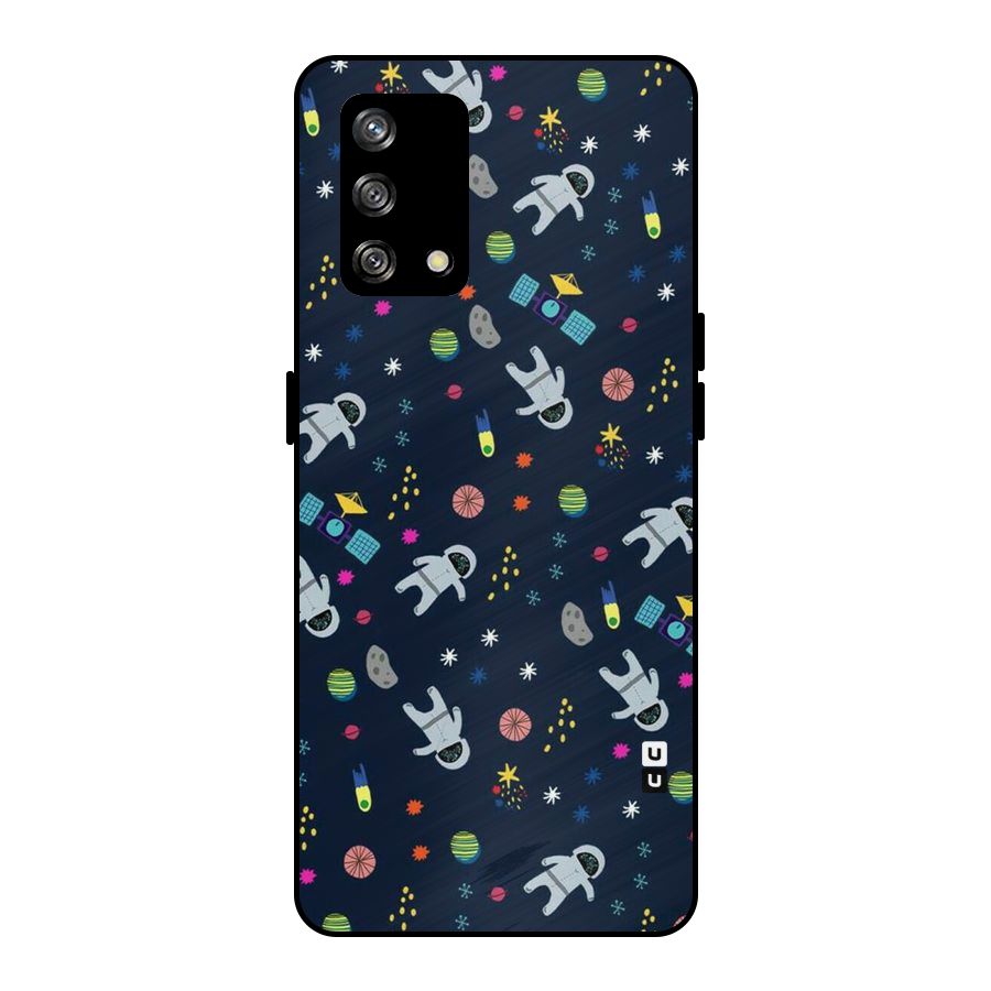 Spaceman Dance Metal Back Case for Oppo F19