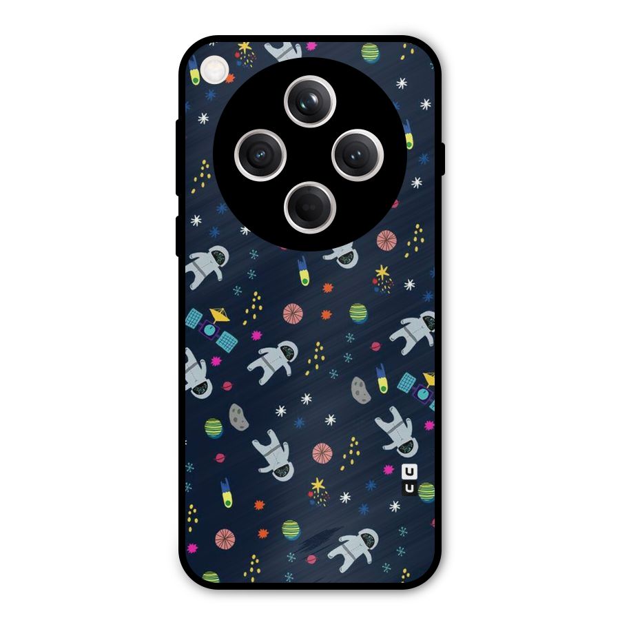 Spaceman Dance Metal Back Case for Oppo Find X8