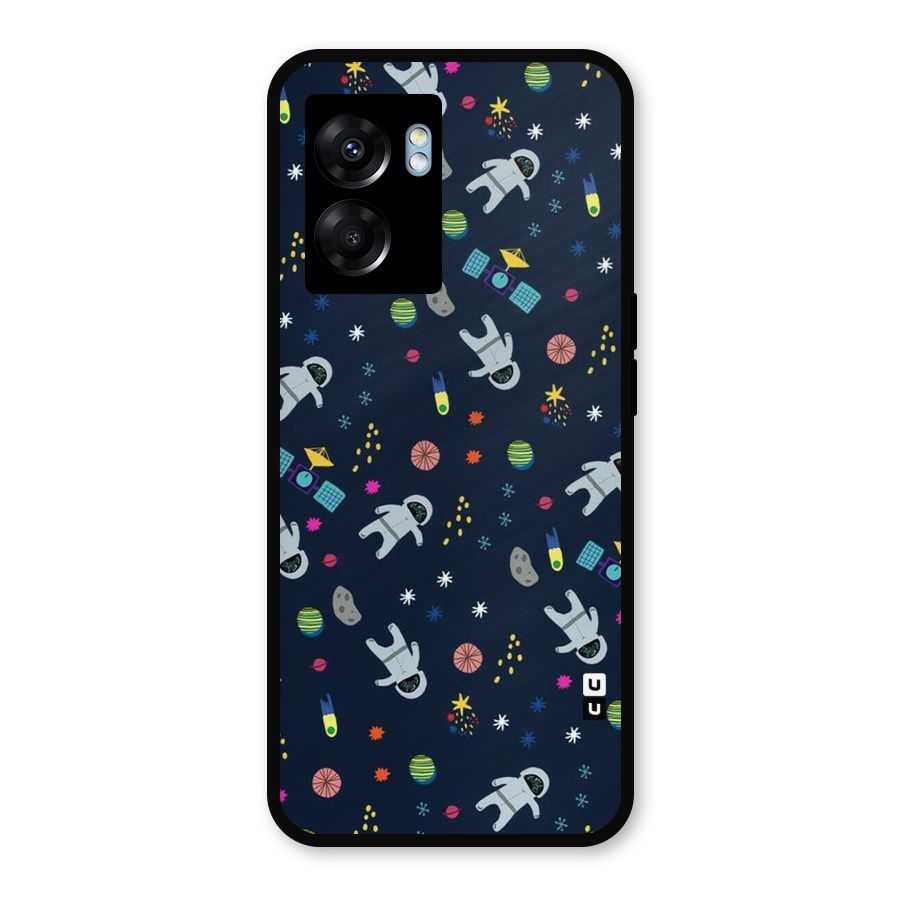 Spaceman Dance Metal Back Case for Oppo K10 (5G)