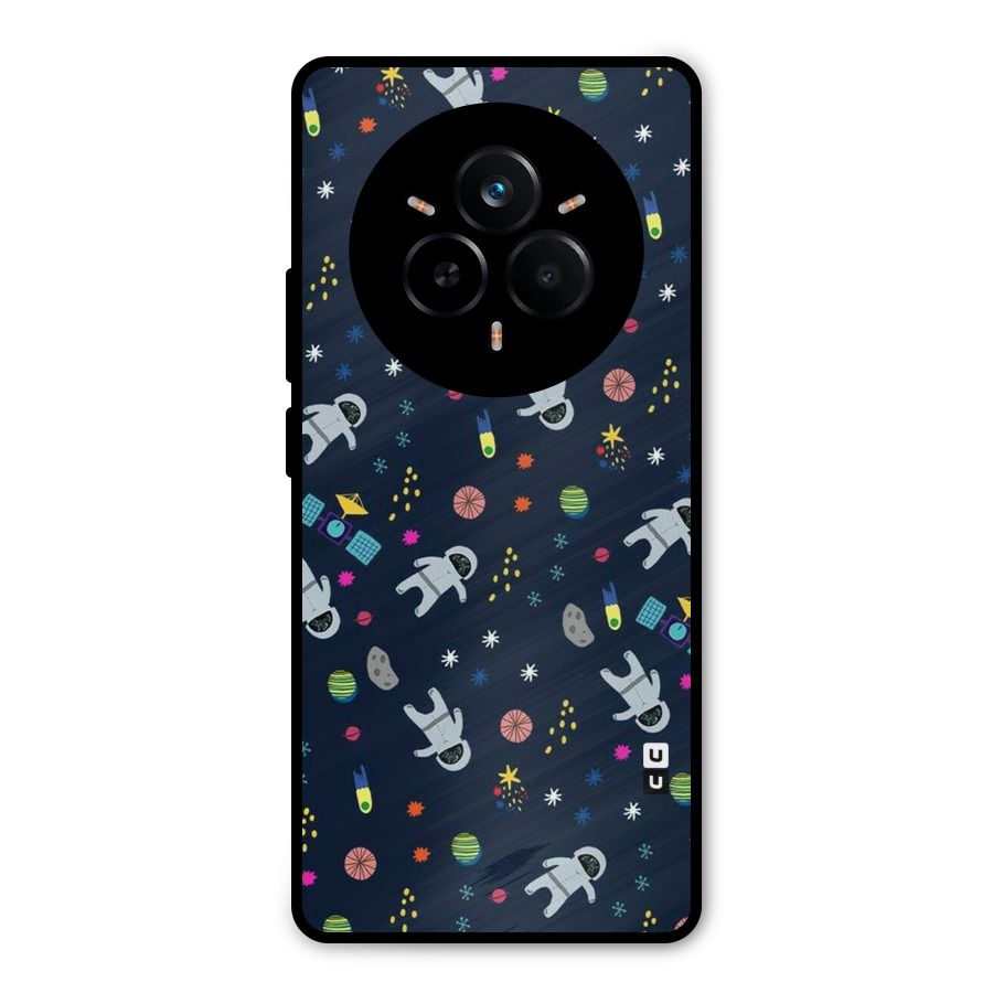 Spaceman Dance Metal Back Case for Realme 14 Pro