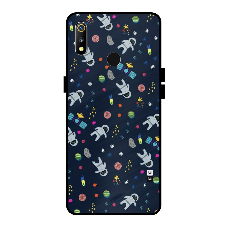 Spaceman Dance Metal Back Case for Realme 3i