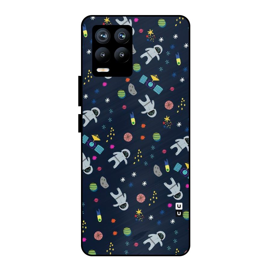 Spaceman Dance Metal Back Case for Realme 8
