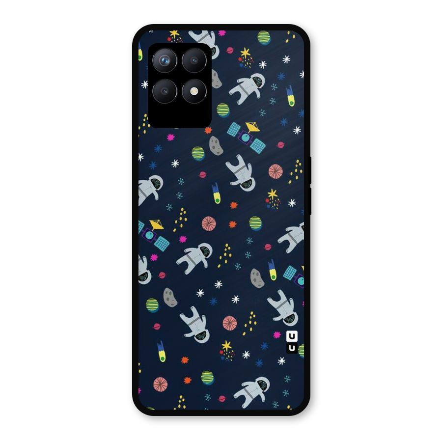 Spaceman Dance Metal Back Case for Realme 8i