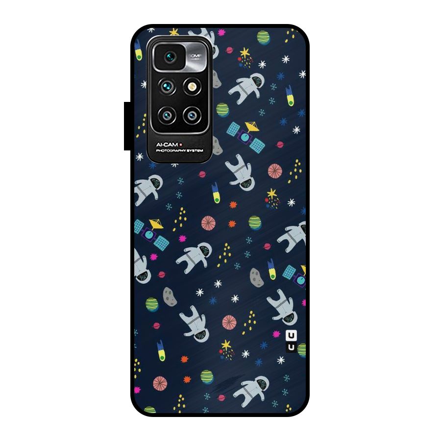 Spaceman Dance Metal Back Case for Redmi 10 Prime