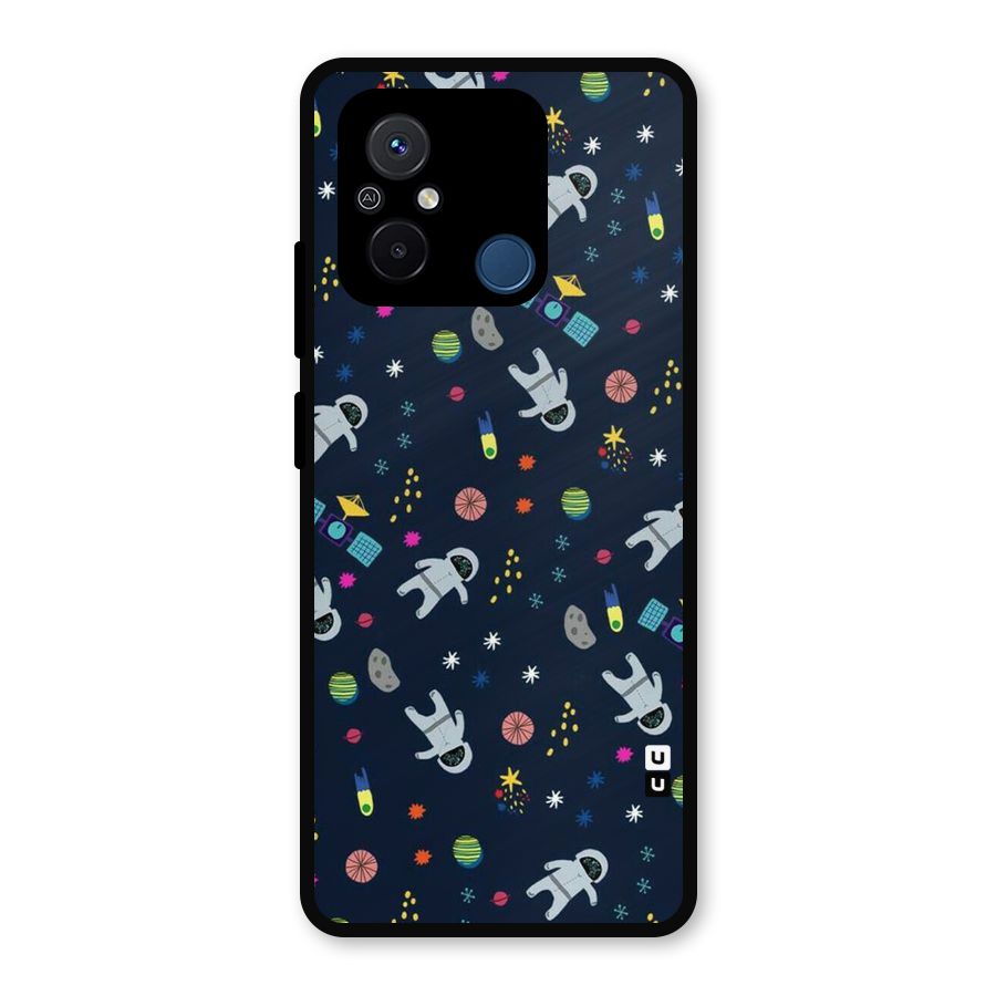 Spaceman Dance Metal Back Case for Redmi 12C