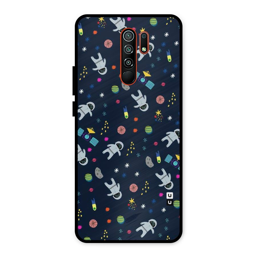 Spaceman Dance Metal Back Case for Redmi 9 Prime