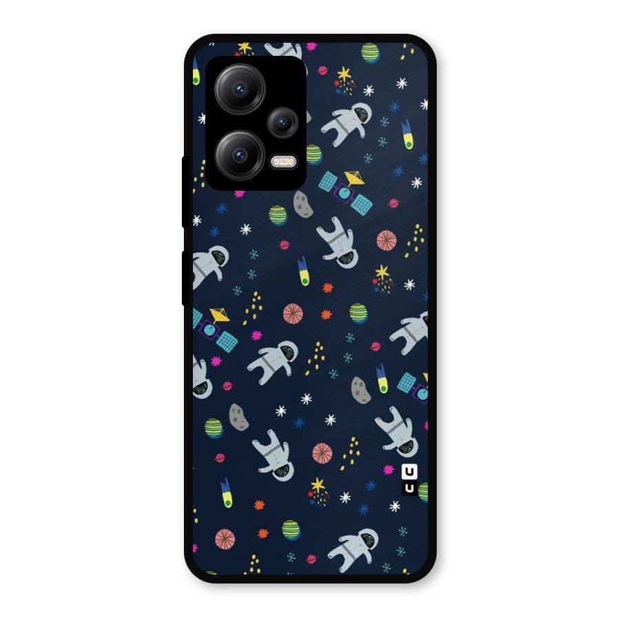 Spaceman Dance Metal Back Case for Redmi Note 12 5G