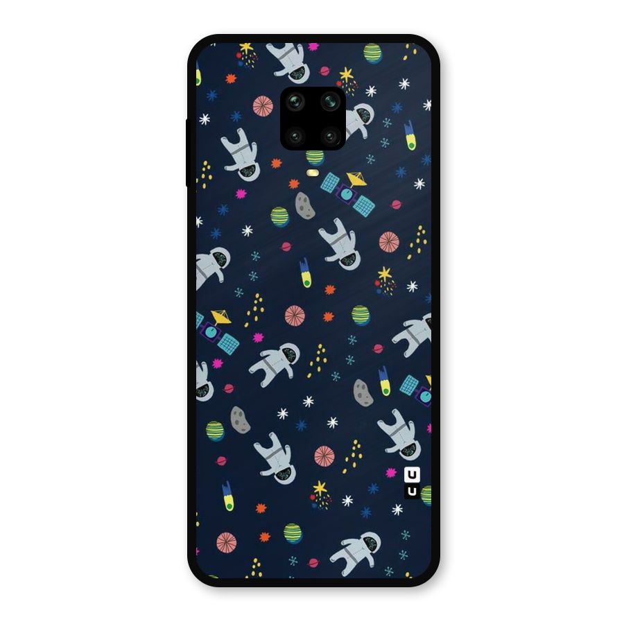 Spaceman Dance Metal Back Case for Redmi Note 9 Pro