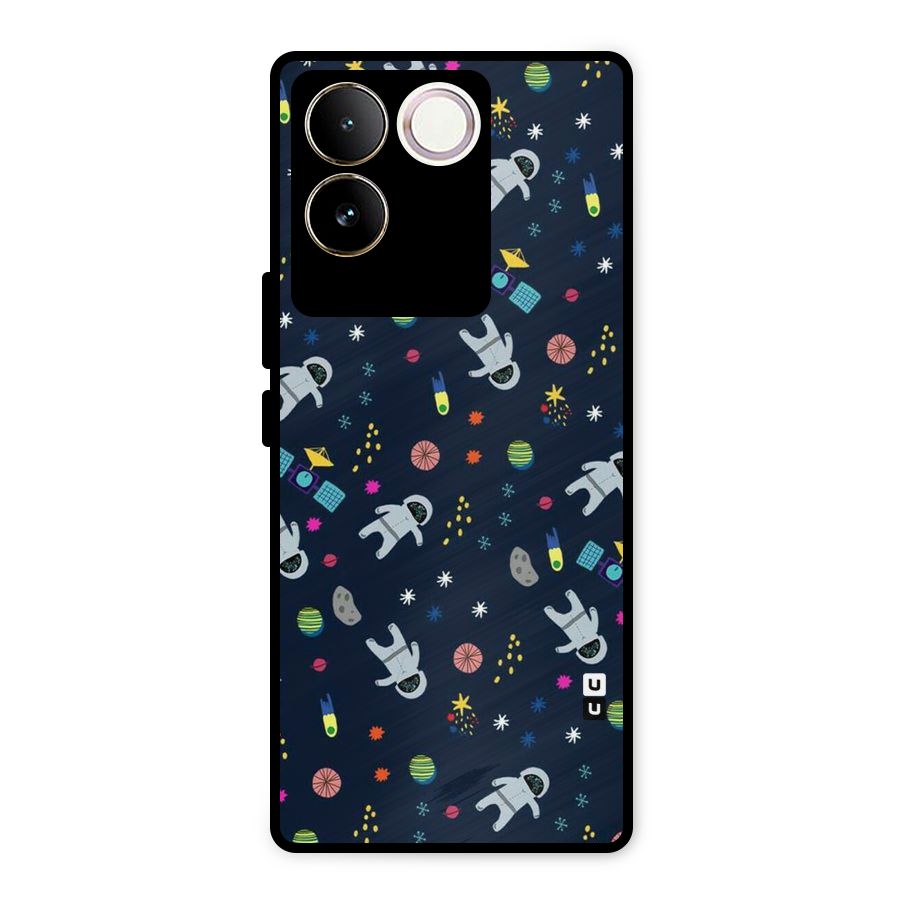 Spaceman Dance Metal Back Case for Vivo T2 Pro