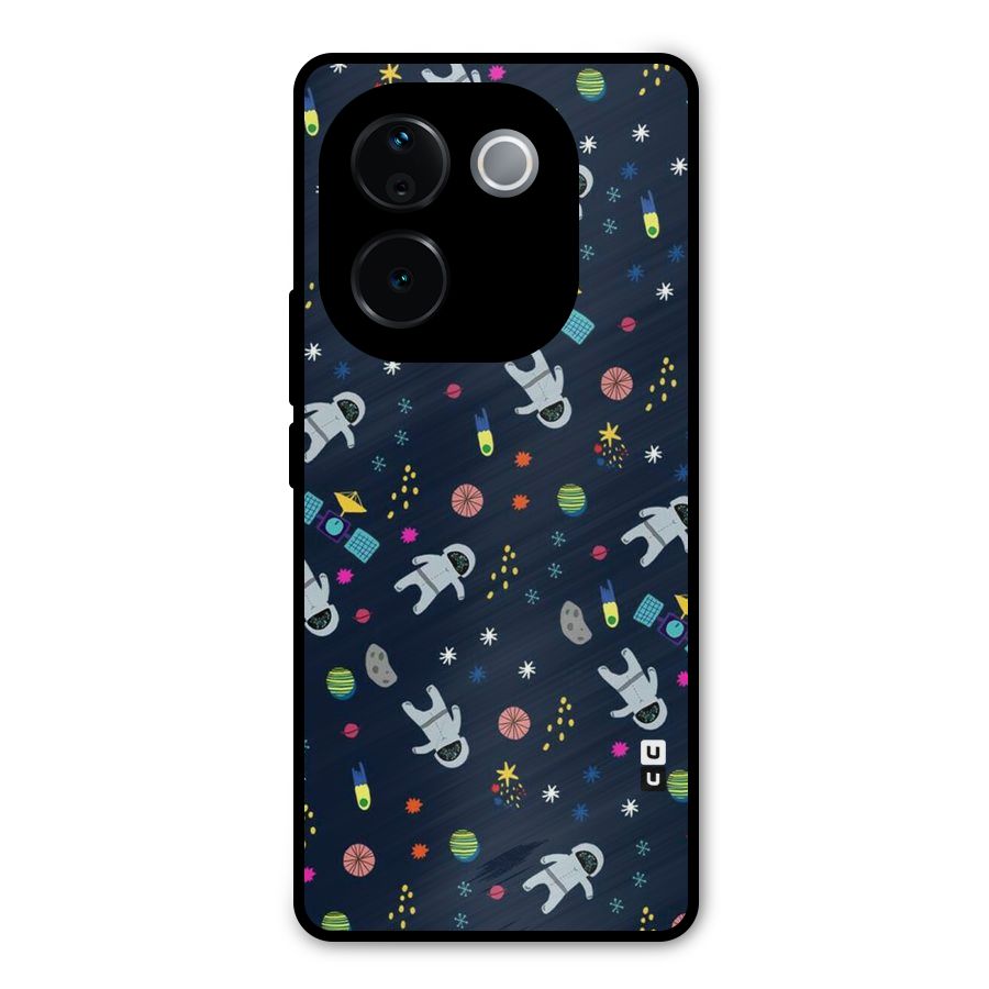 Spaceman Dance Metal Back Case for Vivo T3 Pro