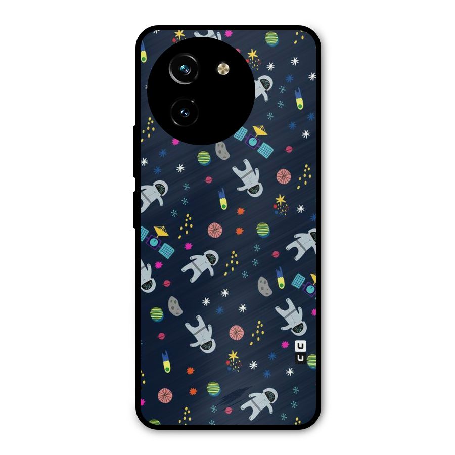Spaceman Dance Metal Back Case for Vivo T3x