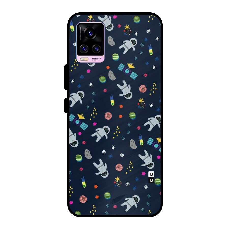 Spaceman Dance Metal Back Case for Vivo V20 Pro