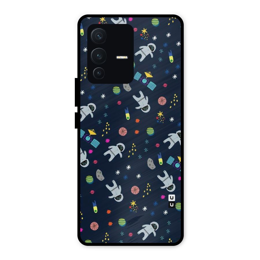 Spaceman Dance Metal Back Case for Vivo V23 5G