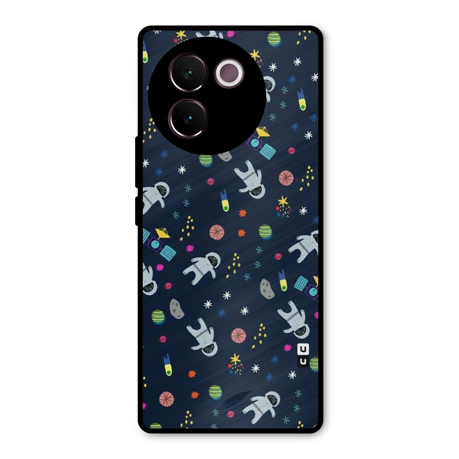 Spaceman Dance Metal Back Case for Vivo V30e
