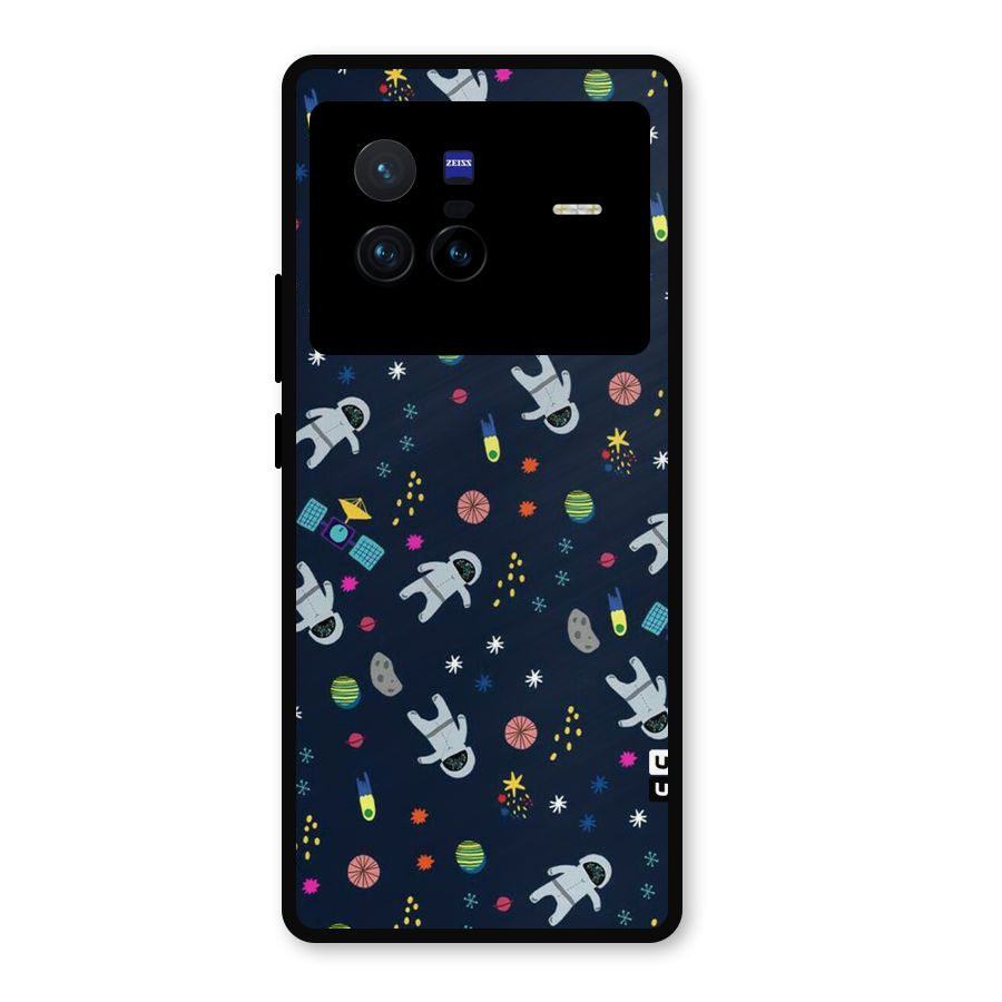 Spaceman Dance Metal Back Case for Vivo X80
